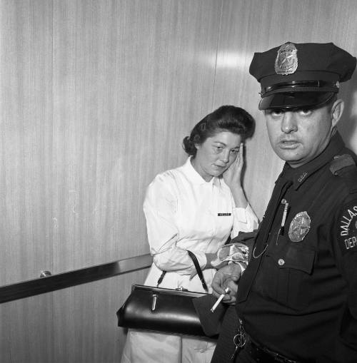 Image of Helen Markham at Dallas Police Department Headquarters