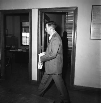 Image of Robert Oswald at Dallas Police Department Headquarters