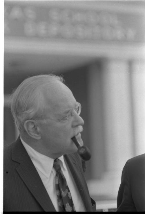 Image of Warren Commission member Allen W. Dulles in Dealey Plaza