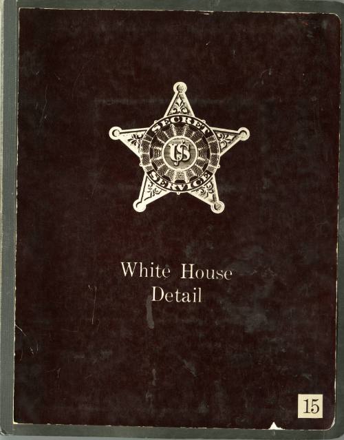 U.S. Secret Service notebook for agents on the White House Detail