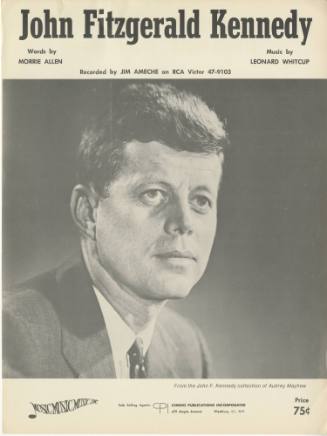 "John Fitzgerald Kennedy" sheet music