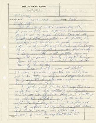 Dr. Malcolm Perry's Statement of Activities