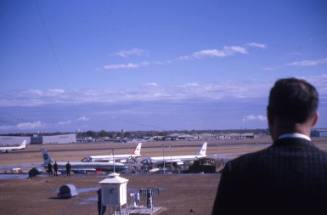 Image of Air Force One and Air Force Two at Love Field