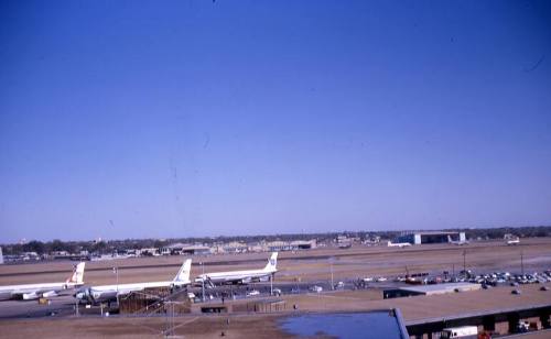 Image of Air Force One and Air Force Two at Love Field