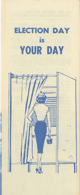 "Election Day Is Your Day" pro-Kennedy pamphlet from 1960
