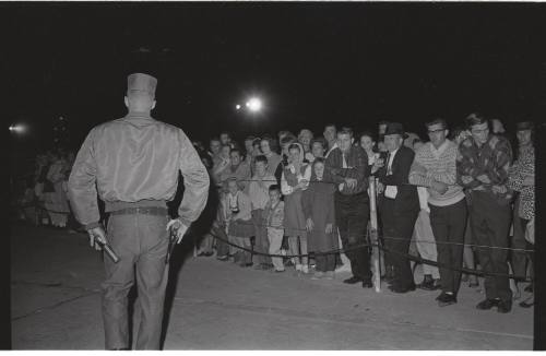 Image of crowds at Carswell Air Force Base in Fort Worth