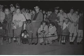Image of crowds at Carswell Air Force Base in Fort Worth