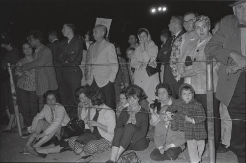 Image of crowds at Carswell Air Force Base in Fort Worth