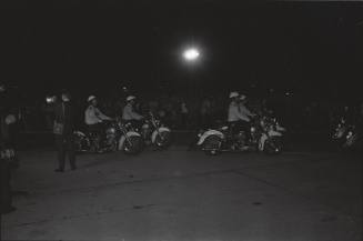 Image of motorcycle police at Carswell Air Force Base in Fort Worth