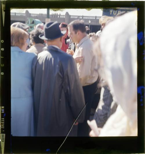 Color slide transparency of Dealey Plaza eyewitnesses - Towner 4