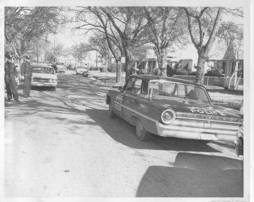 Photograph of Officer J. D. Tippit's squad car