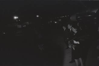 Image of President and Mrs. Kennedy at Carswell Air Force Base in Fort Worth