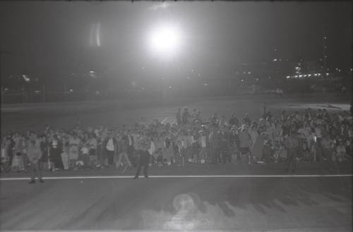 Image of crowds at Carswell Air Force Base in Fort Worth