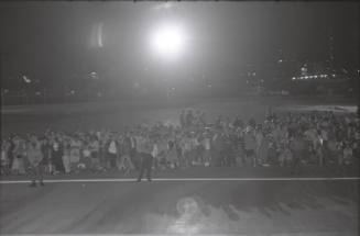 Image of crowds at Carswell Air Force Base in Fort Worth