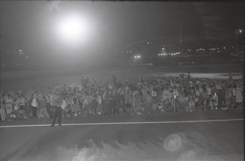 Image of crowds at Carswell Air Force Base in Fort Worth