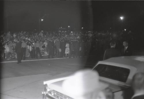 Image of crowds at Carswell Air Force Base in Fort Worth