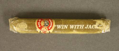 "Win With Jack!" bubble gum cigar from the 1960 presidential election