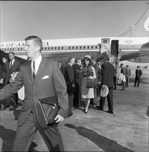 Image of Jacqueline Kennedy at Love Field