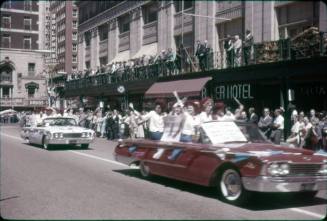 Image of Kennedy campaign parade in Dallas on September 13, 1960
