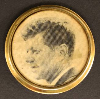 "John F. Kennedy" lenticular campaign pin