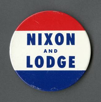 Nixon and Lodge 1960 campaign pin