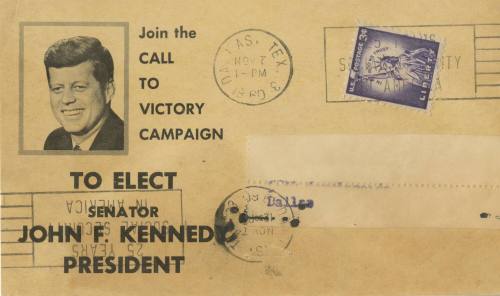 "Call to Victory Campaign" postcard for John F. Kennedy