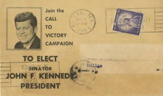 "Call to Victory Campaign" postcard for John F. Kennedy