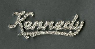 Rhinestone "Kennedy" pin