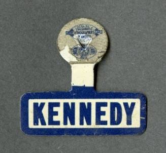 "Kennedy" campaign collar tab