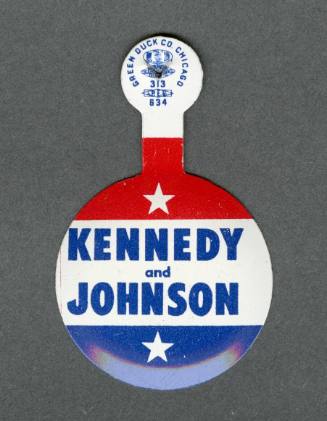 Kennedy-Johnson campaign collar tab