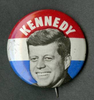 "Kennedy" campaign pin