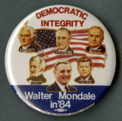 Walter Mondale campaign pin