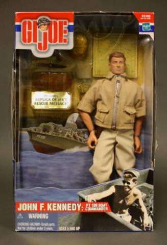 Hasbro G.I. Joe toy from 2000 featuring Lt. John F. Kennedy and PT-109