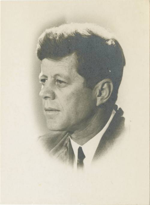 Prayer card for President John F. Kennedy