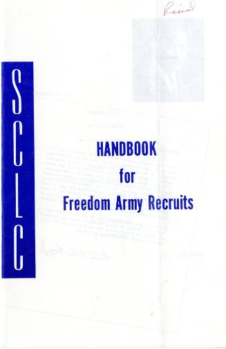 Southern Christian Leadership Conference Handbook for Freedom Army Recruits