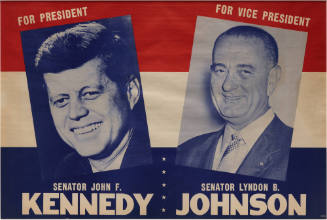 Kennedy-Johnson 1960 campaign poster