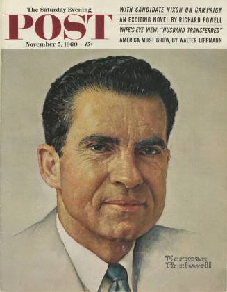 Saturday Evening Post from November 5, 1960 with Richard Nixon on the cover