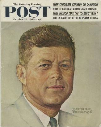 Saturday Evening Post from October 29, 1960 with John F. Kennedy on the cover