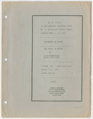 T17 Transcript of the State vs. Ruby: Statement of Facts: Jury Trial, Volume 2