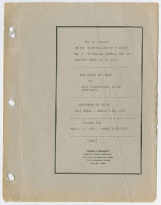 T21 Transcript of the State vs. Ruby: Statement of Facts: Jury Trial, Volume 6