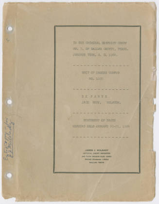 T02 Transcript of State vs. Ruby: Writ of Habeas Corpus, Volume 2