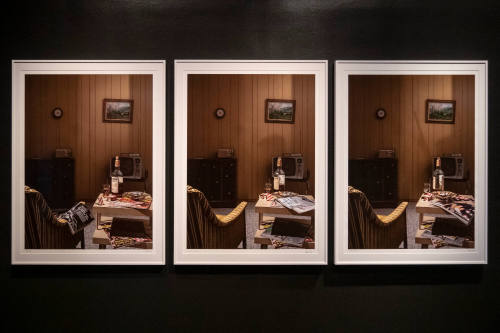 "21 November," photographic triptych by photographer Paul Sokal