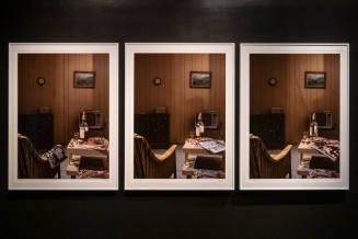 "21 November," photographic triptych by photographer Paul Sokal