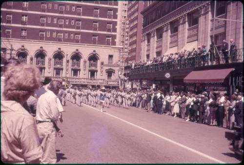 Image of Kennedy campaign parade in Dallas on September 13, 1960