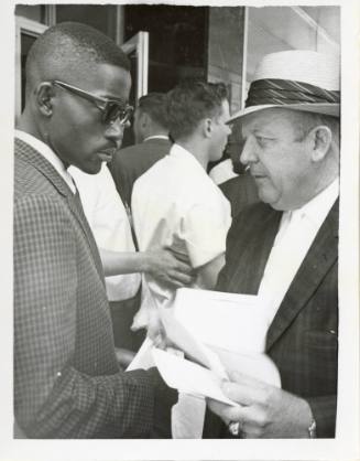 Photo of Earl Allen at Piccadilly Cafeteria Civil Rights Protest