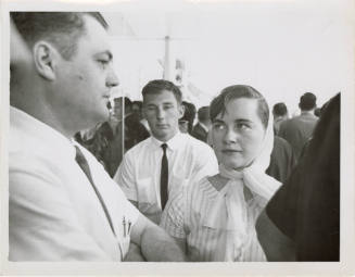 Photo of Maya Alderson Schulze at Piccadilly Cafeteria Civil Rights Protest