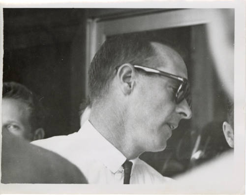 Photo of George Cooper at Piccadilly Cafeteria Civil Rights Protest