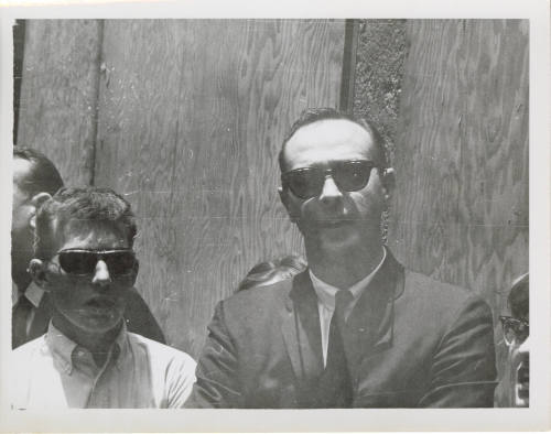 Photo of George Cooper at Piccadilly Cafeteria Civil Rights Protest