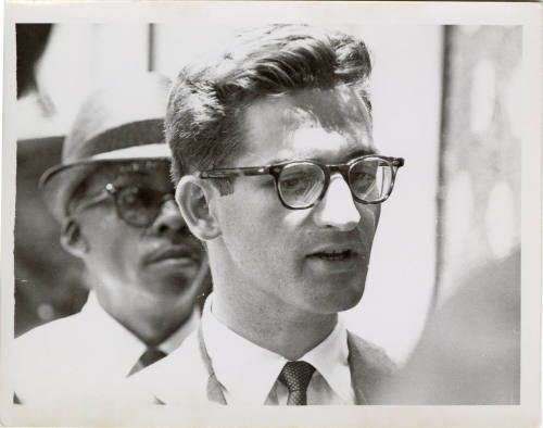 Photo of Frederick Charles Schulze at Piccadilly Cafeteria Civil Rights Protest