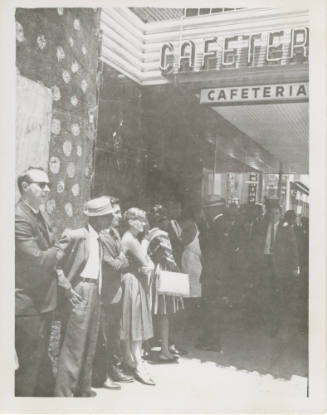 Surveillance Photo of Piccadilly Cafeteria Civil Rights Protest